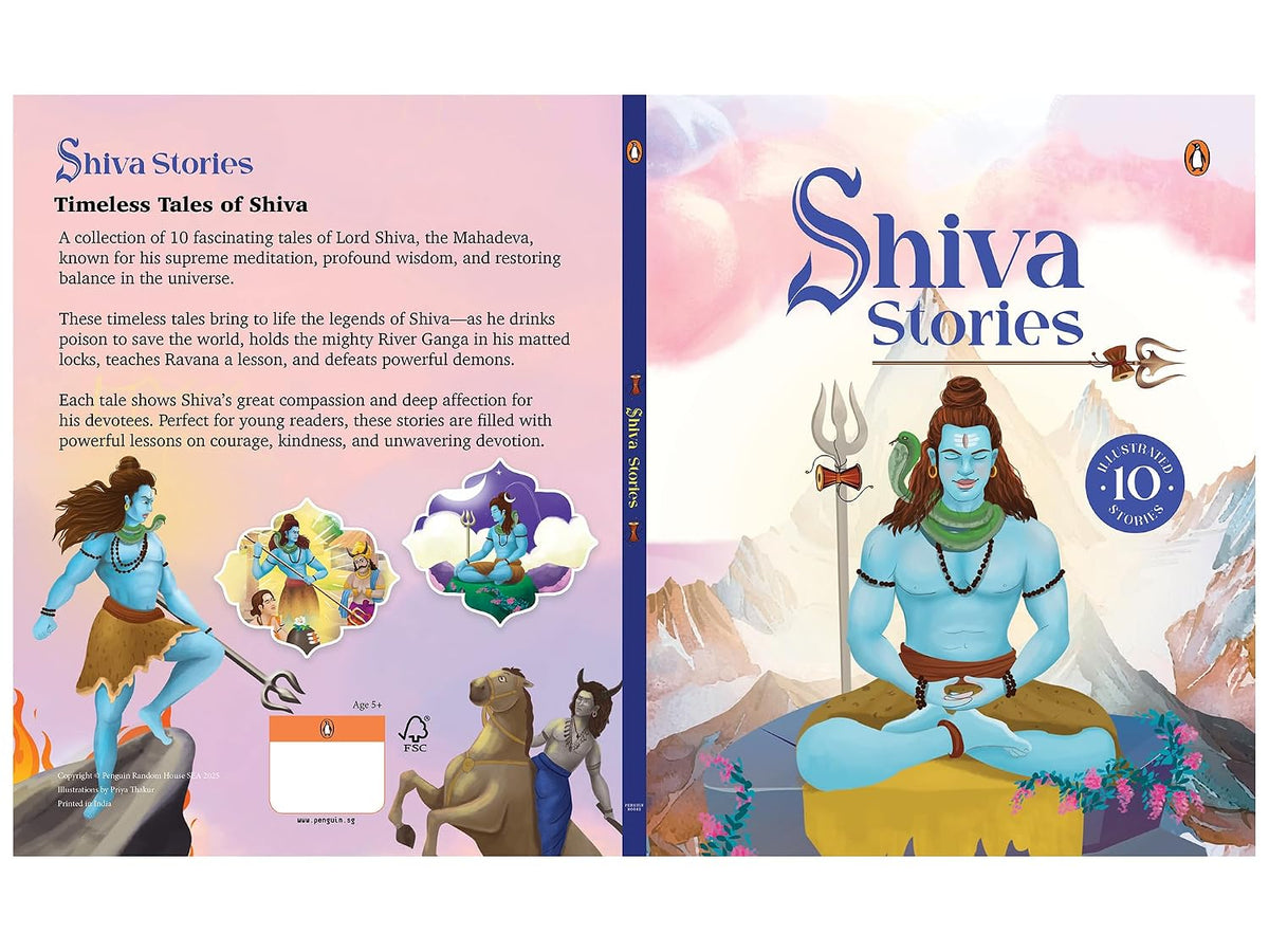 Shiva Stories: 10 Illustrated Stories of Lord Shiva for Children I Hindu Mythology | Indian Gods and Goddesses