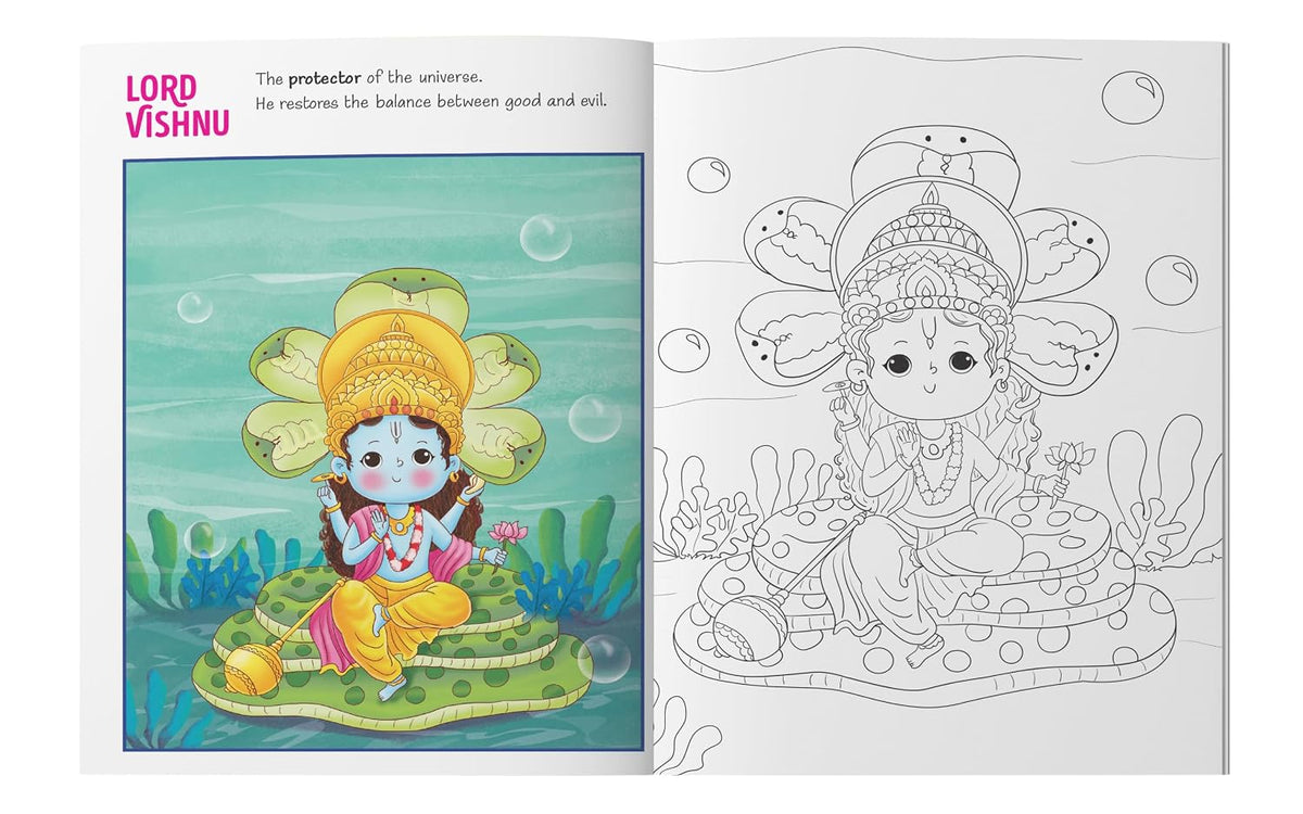 First Colouring Book of Gods and Goddess