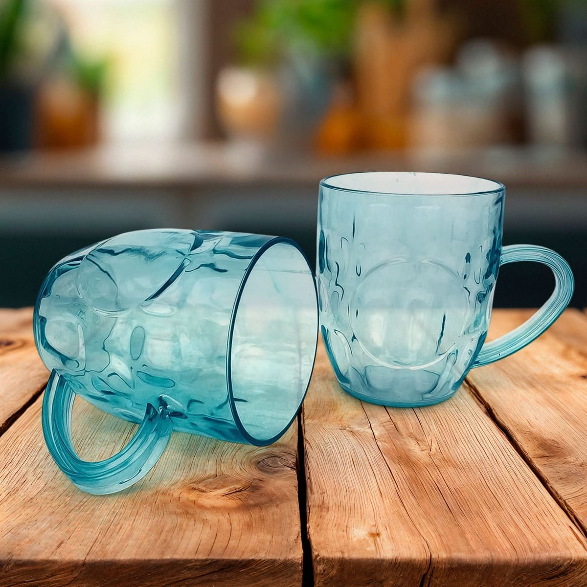 Apex Shake Mug Set 2 Pieces Durable Plastic Mugs (350ml) Approx HP DD