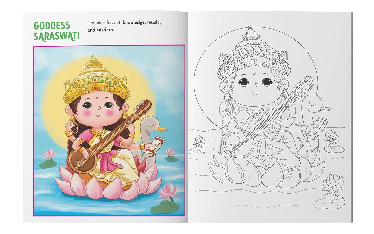 First Colouring Book of Gods and Goddess