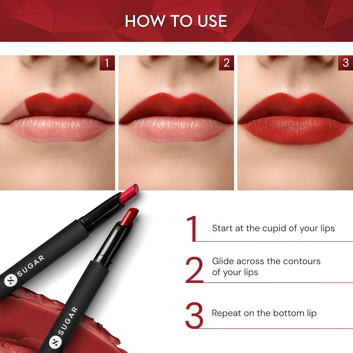 SUGAR Matte Attack Transferproof Lipstick - 06 Spring Crimson (749)