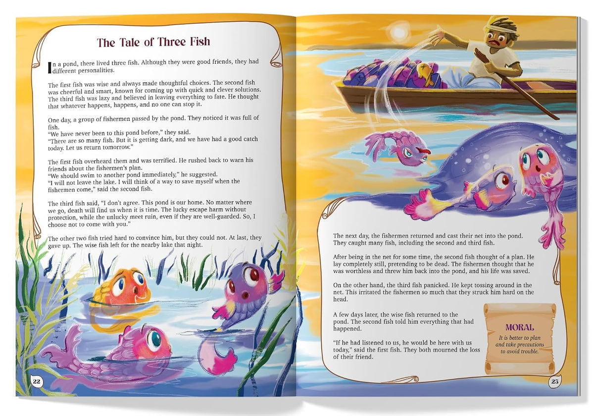 Panchatantra Stories: 101 Classic Animal Fables I Moral Stories, Indian Folklore & Life Lessons