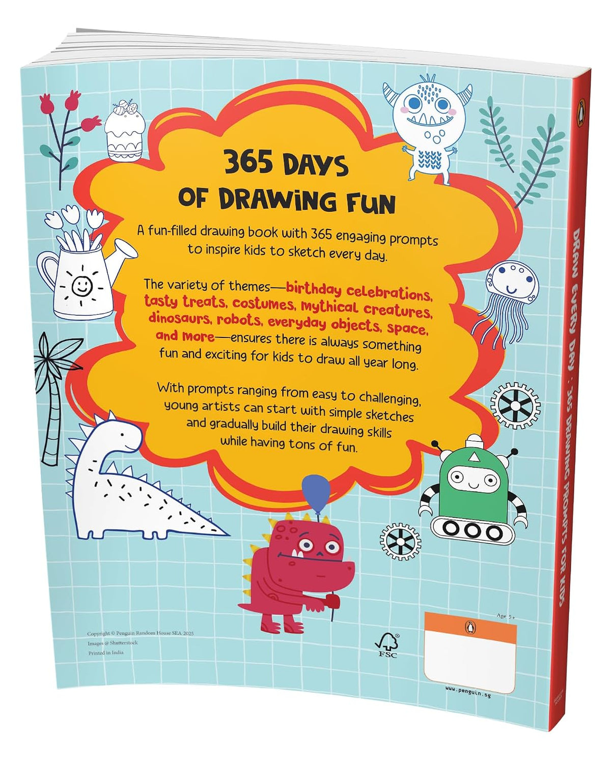 Draw Everyday: Book of Daily Doodles for