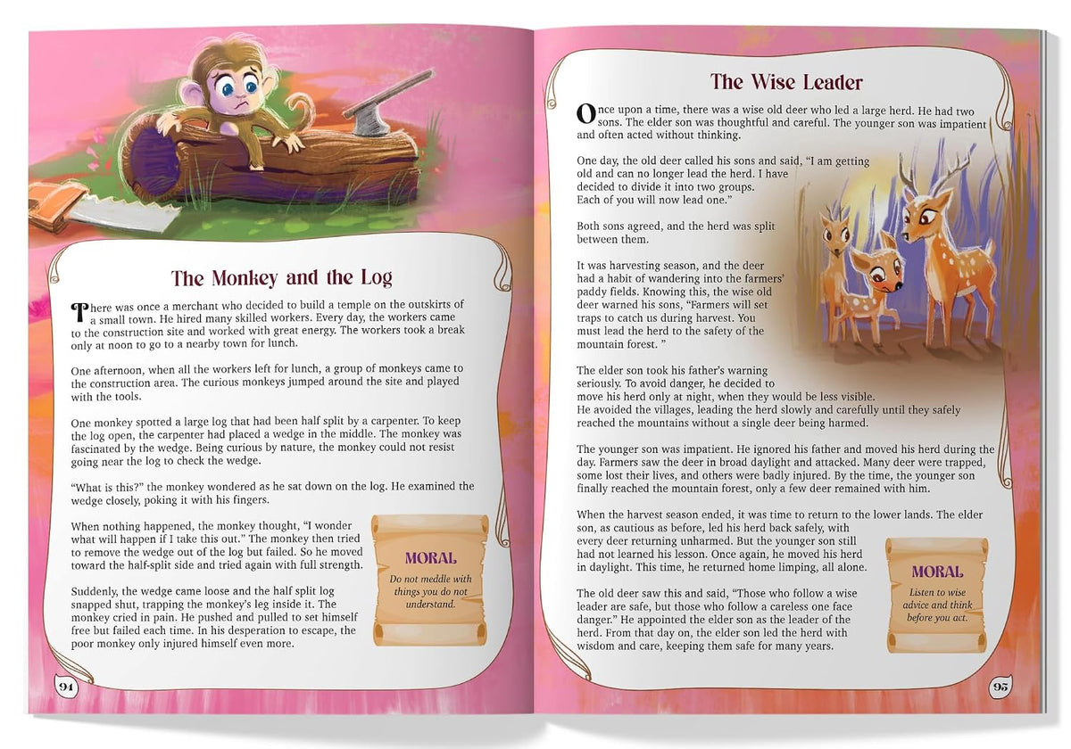 Panchatantra Stories: 101 Classic Animal Fables I Moral Stories, Indian Folklore & Life Lessons