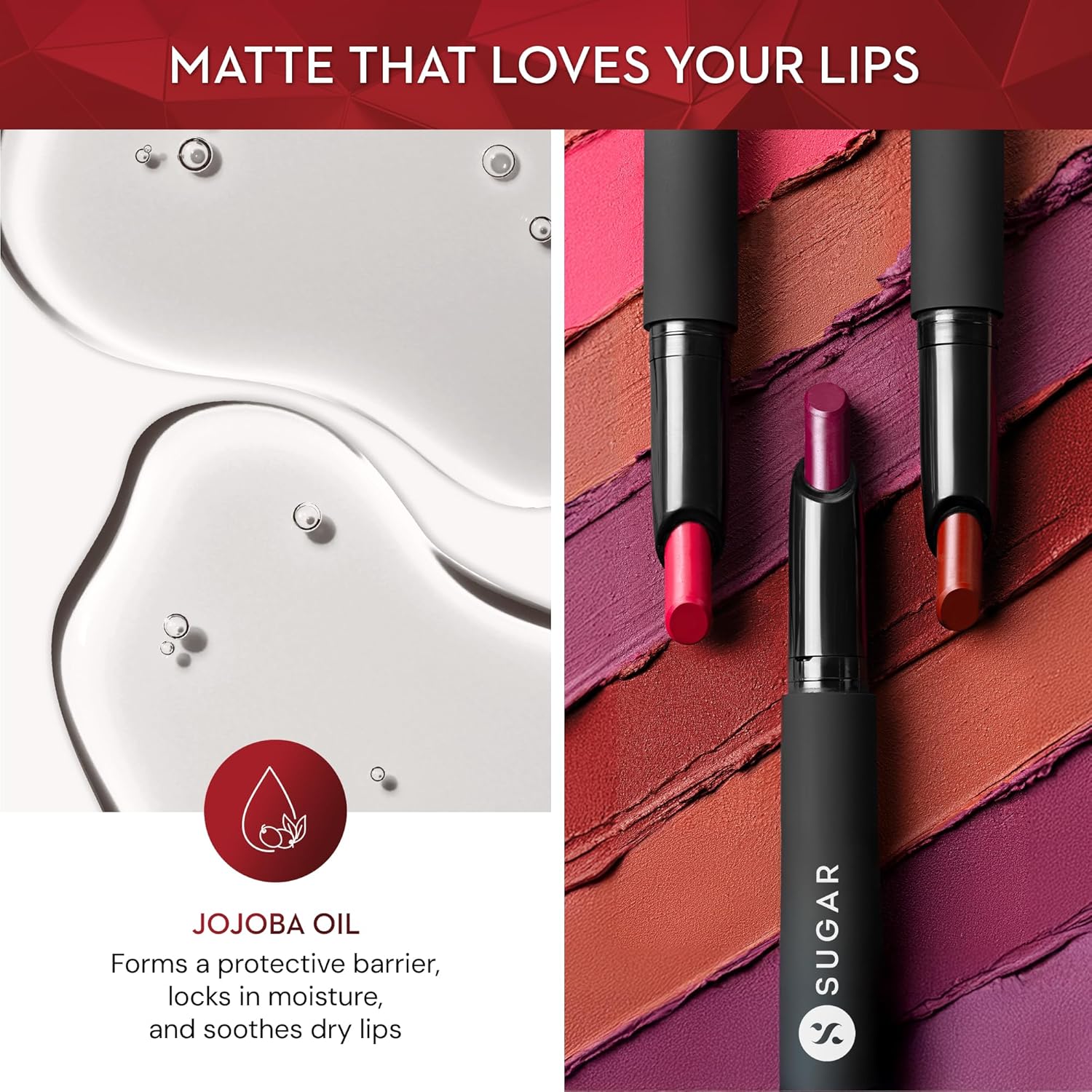 SUGAR Matte Attack Transferproof Lipstick - 06 Spring Crimson (749)
