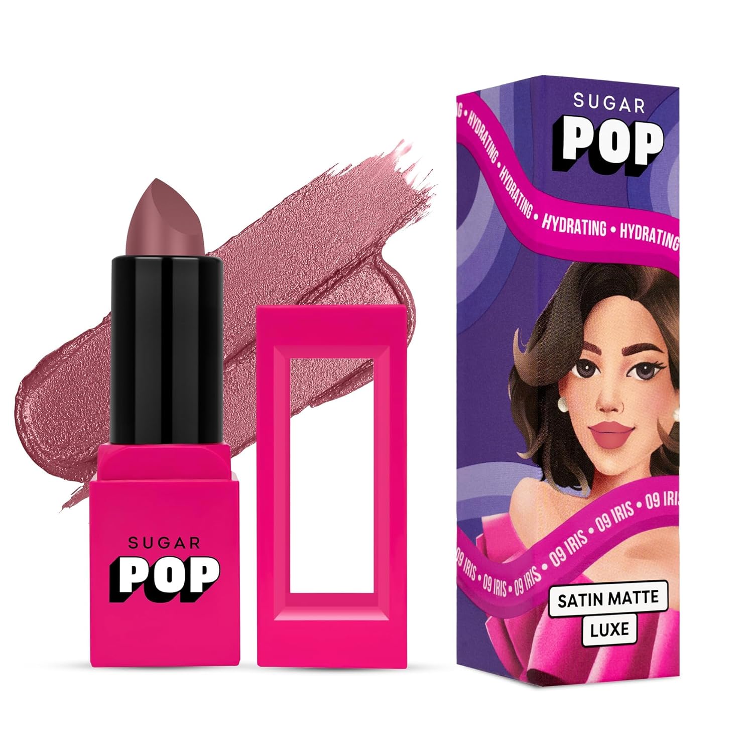 SUGAR SUGAR POP Satin Matte Luxe 09 Iris 3Gm (349)