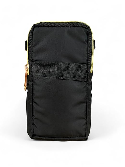 Buddy Cares Korean Crossbody Bag for Women – Lightweight Shoulder Handbag with Gold Trim – Detail View