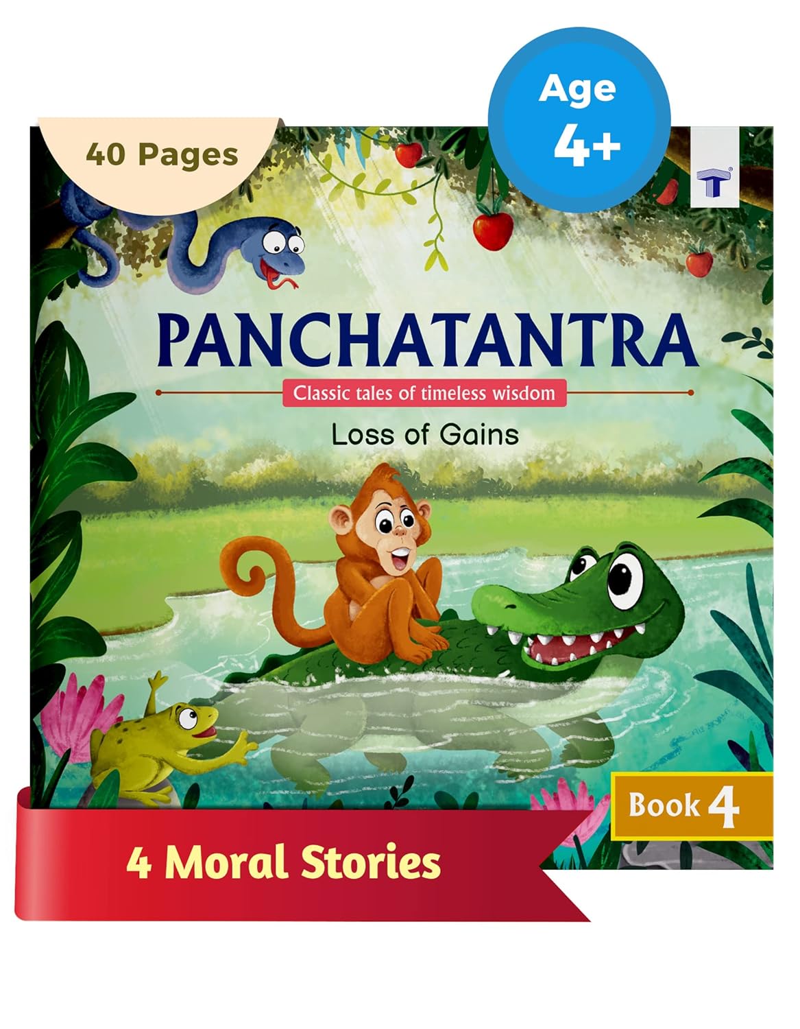 Traditional Moral Stories Book for Kids Panchatantra 4