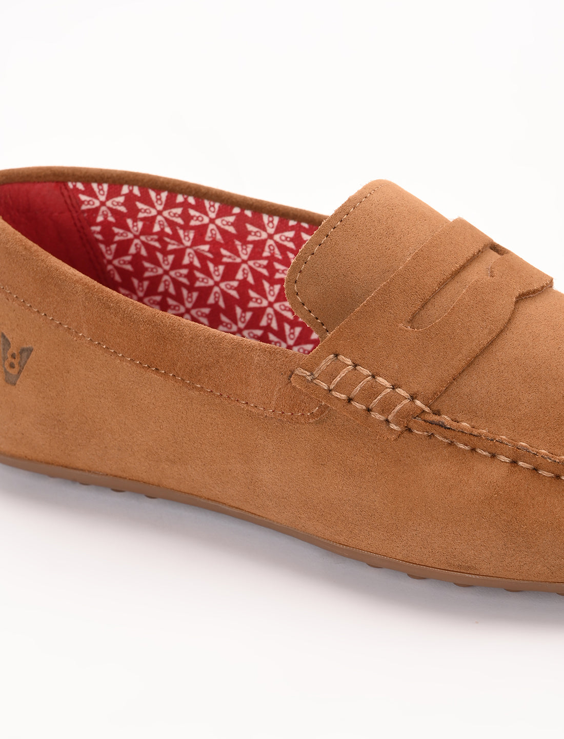 The Seti Tan Suede Men Casual Drivers V8 By Ruosh