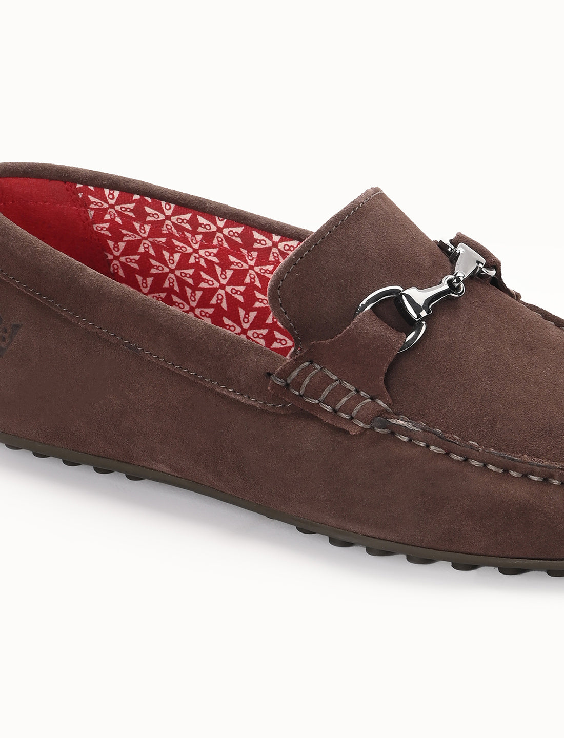 The Seti Brown Suede Men Casual Drivers V8 By Ruosh
