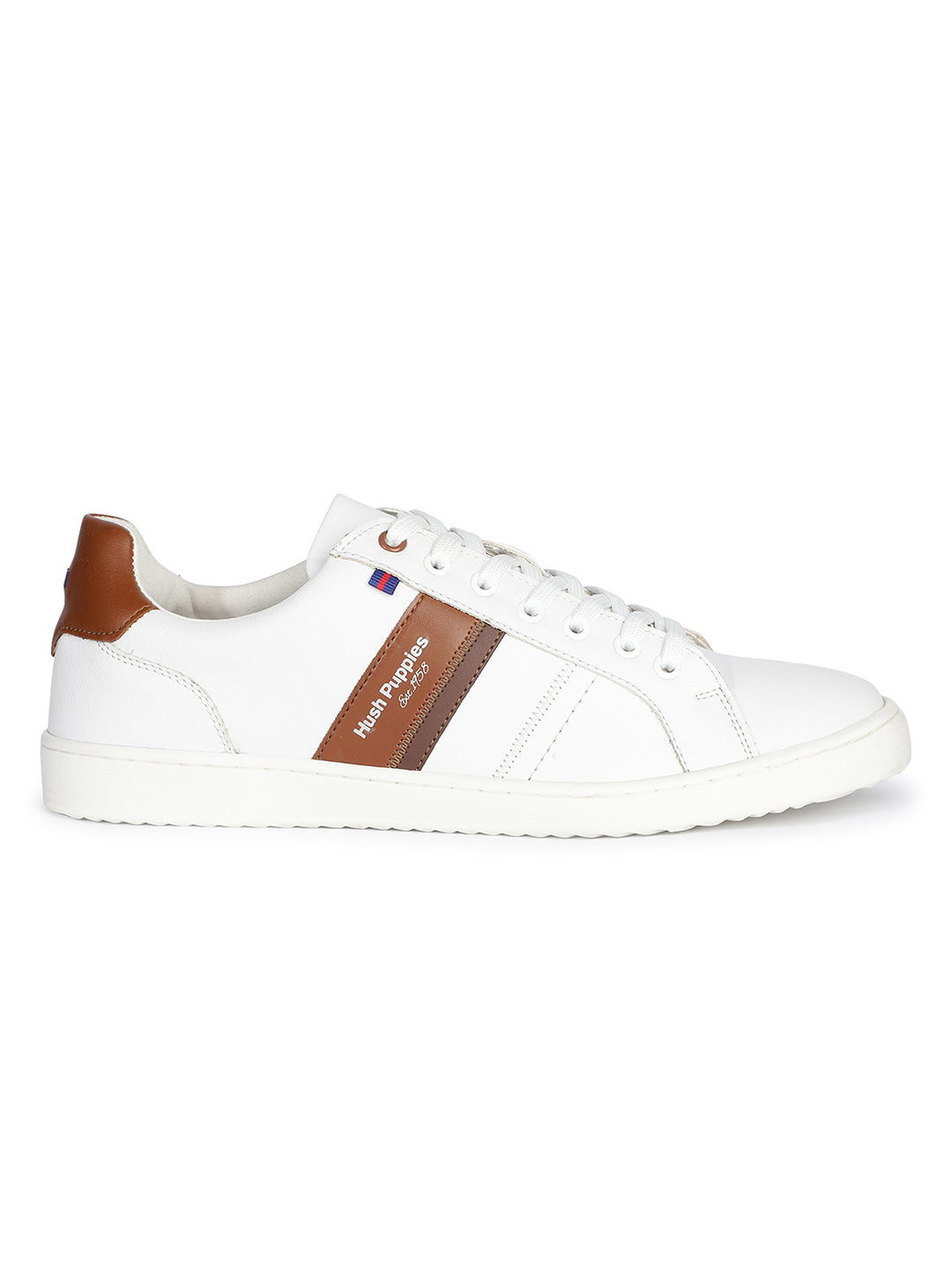 Hush Puppies Men White Casual Lace-up Sneaker - White - View 2