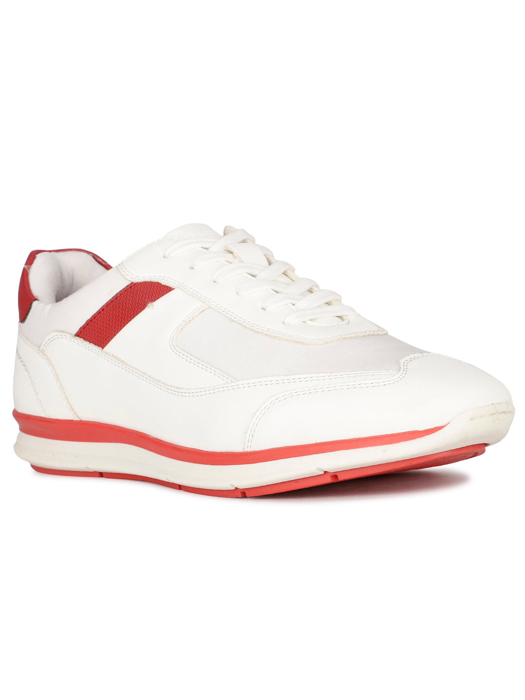 Bata Men Silver Casual Lace-up Sneaker - Silver - View 1
