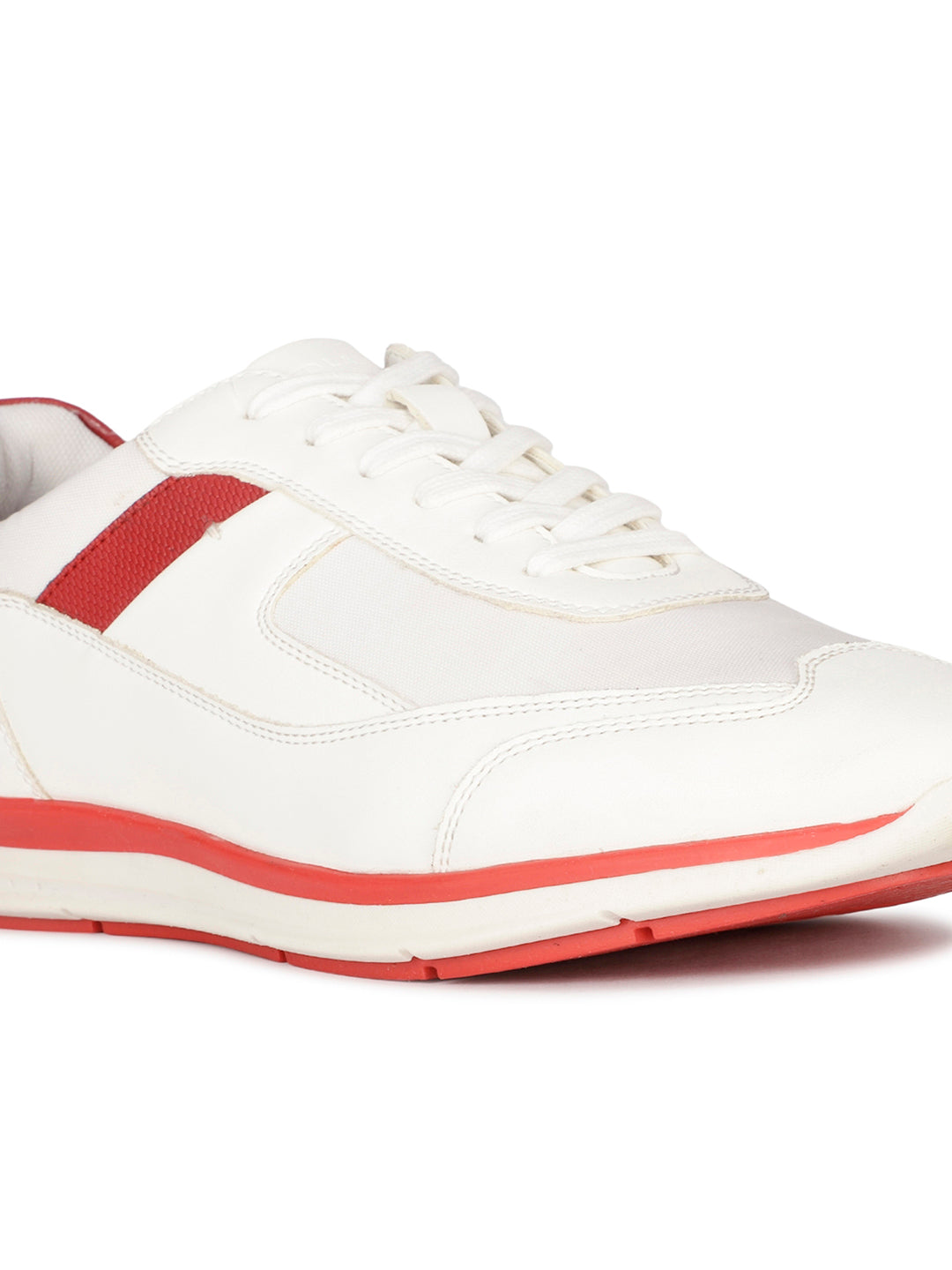 Bata Men Silver Casual Lace-up Sneaker - Silver - View 5