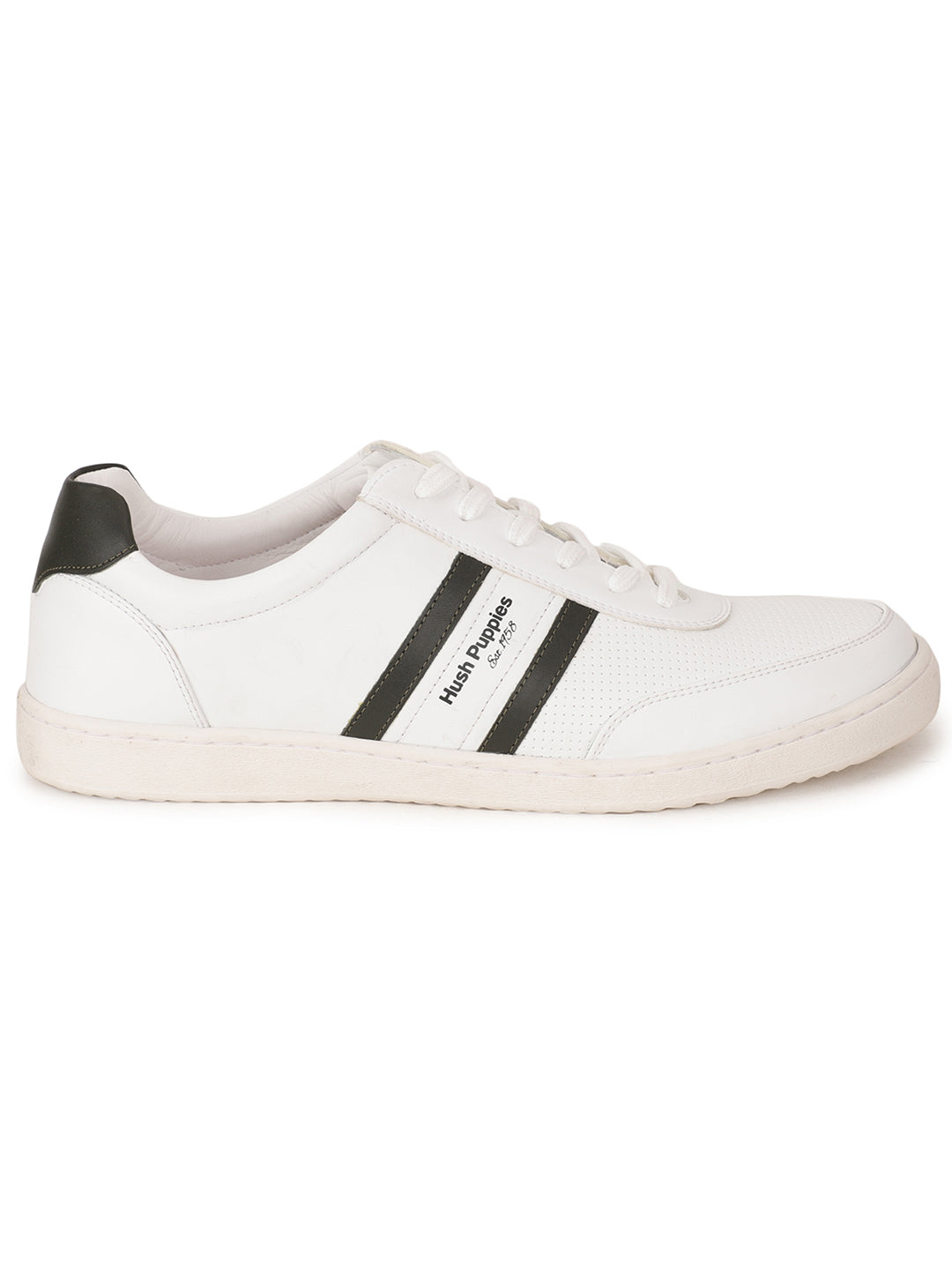Hush Puppies Men White Casual Lace-up Sneaker - White - View 2