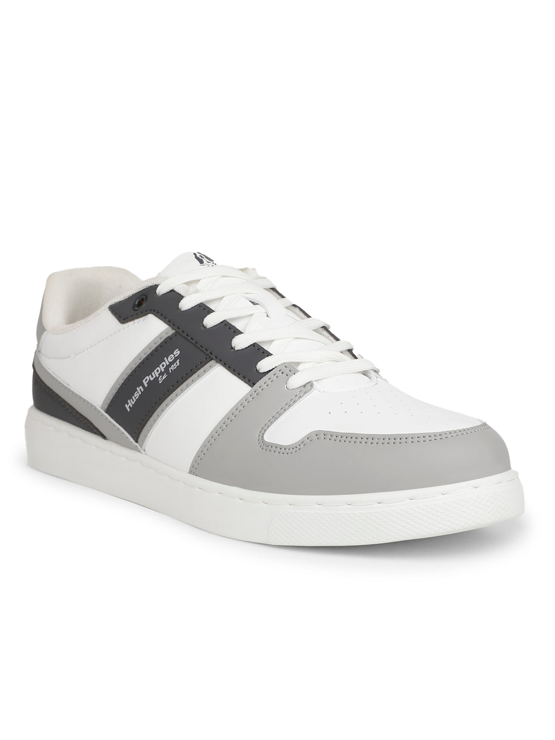Hush Puppies Men Grey Casual Lace-up Sneaker - Grey - View 1