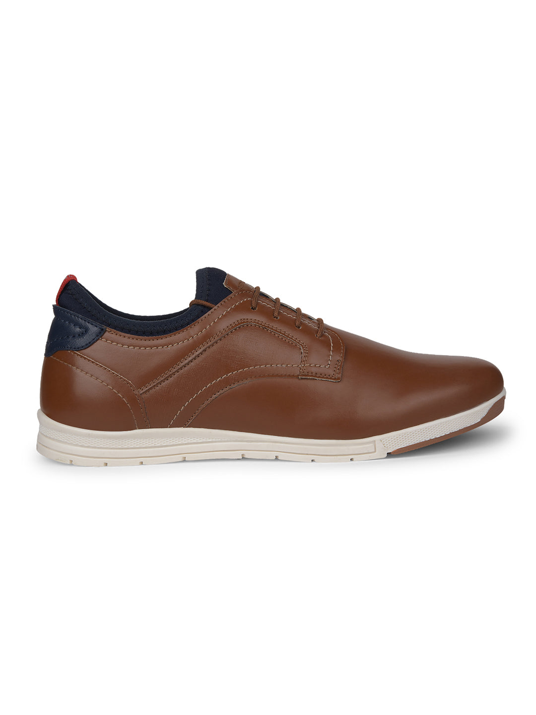 Bata Men Tan Formal Lace-up Derby Shoes - Tan - View 2