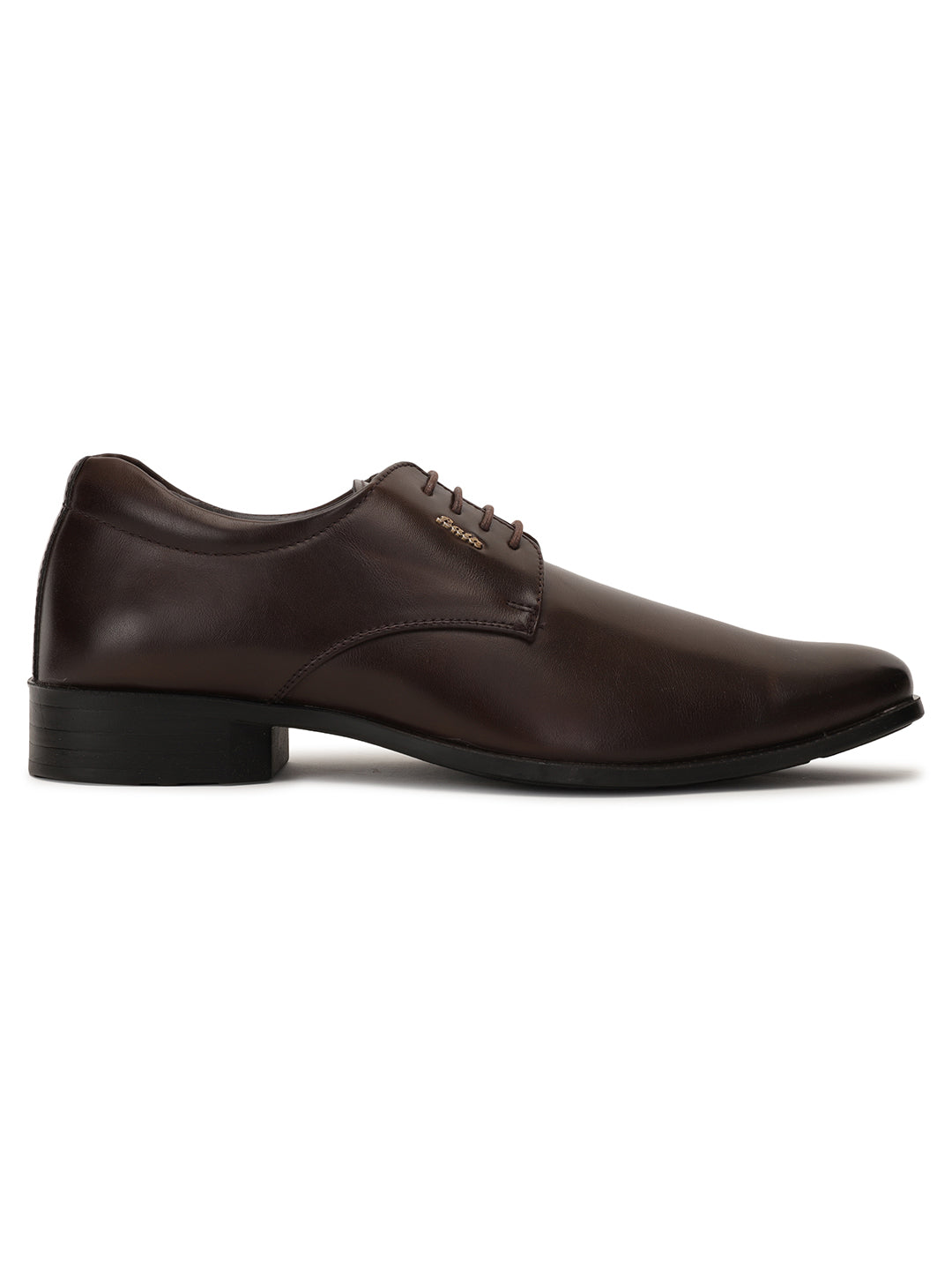Bata Men Brown Formal Lace-up Derby Shoes - Brown - View 2