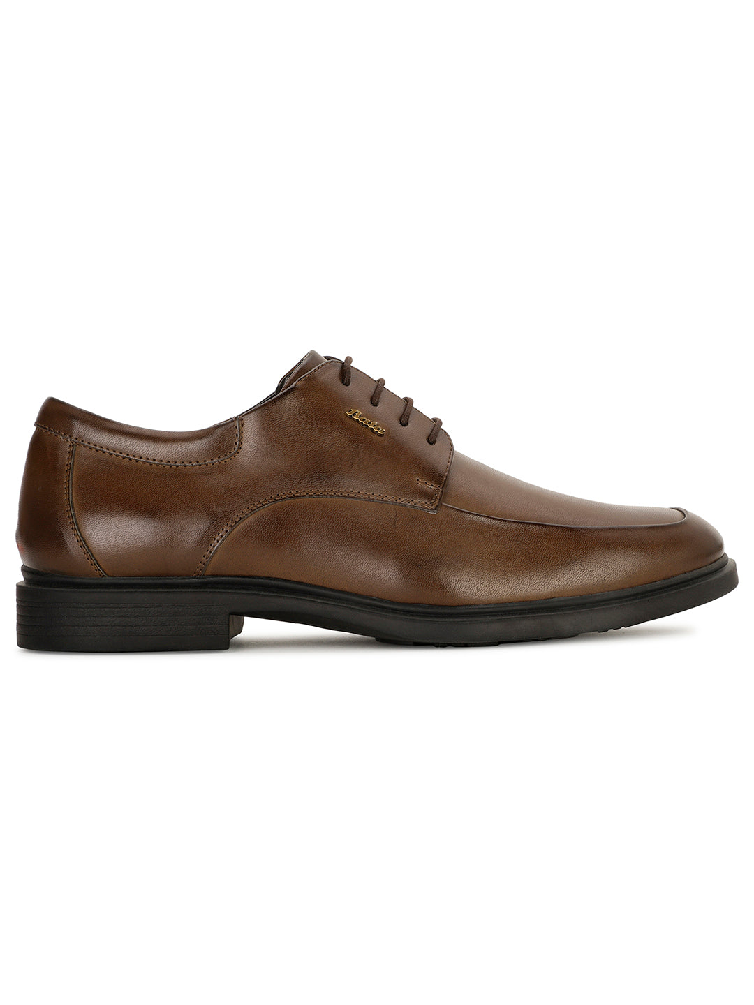 Bata Men Brown Formal Lace-up Derby Shoes - Brown - View 2
