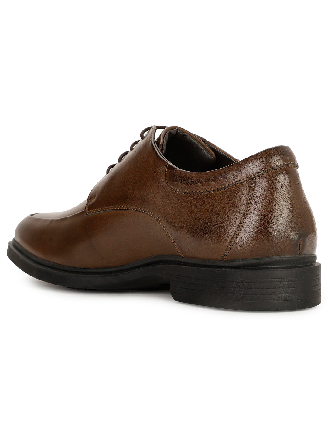Bata Men Brown Formal Lace-up Derby Shoes - Brown - View 3
