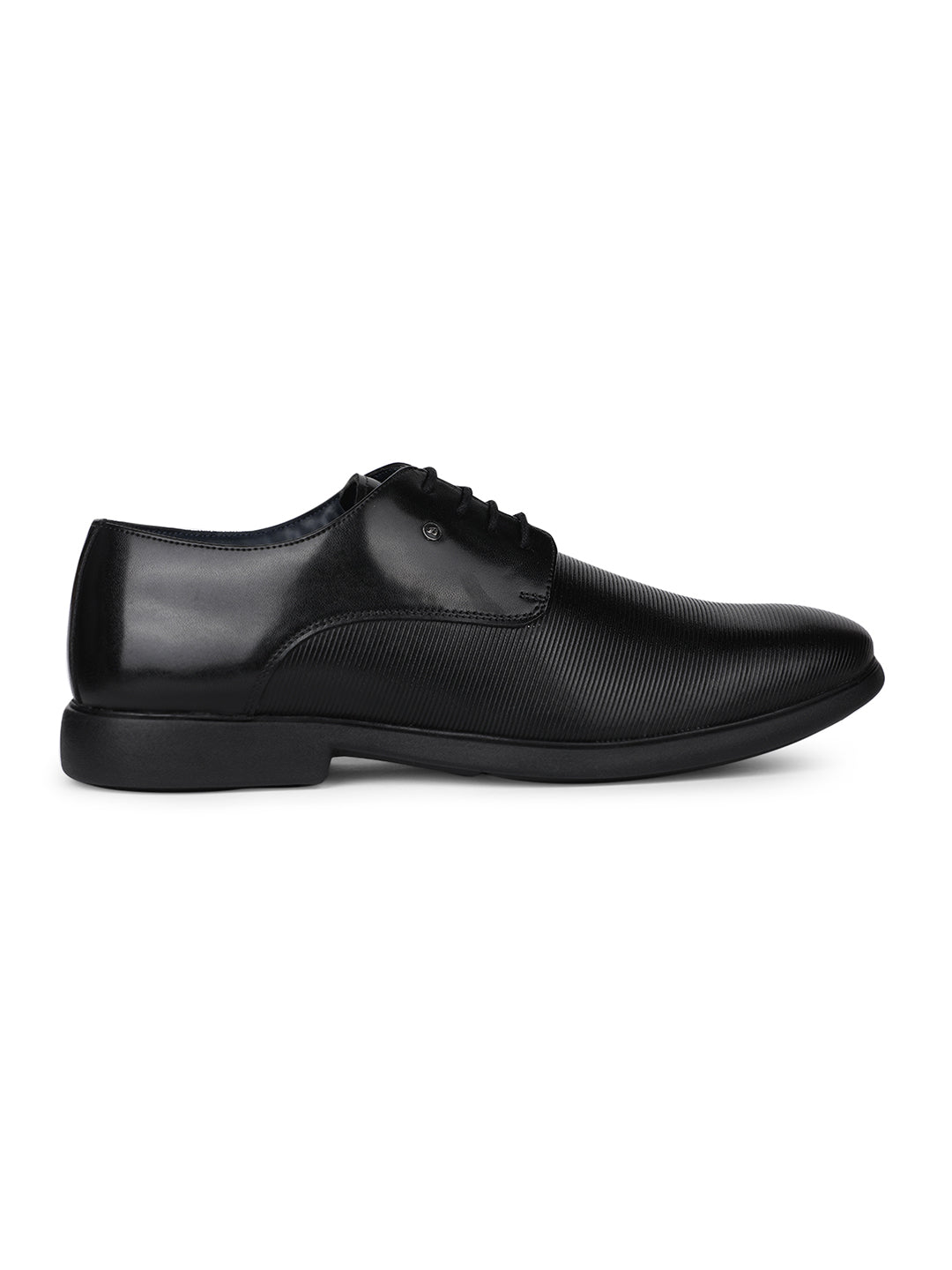 Bata Men Black Formal Lace-up Derby Shoes - Black - View 2