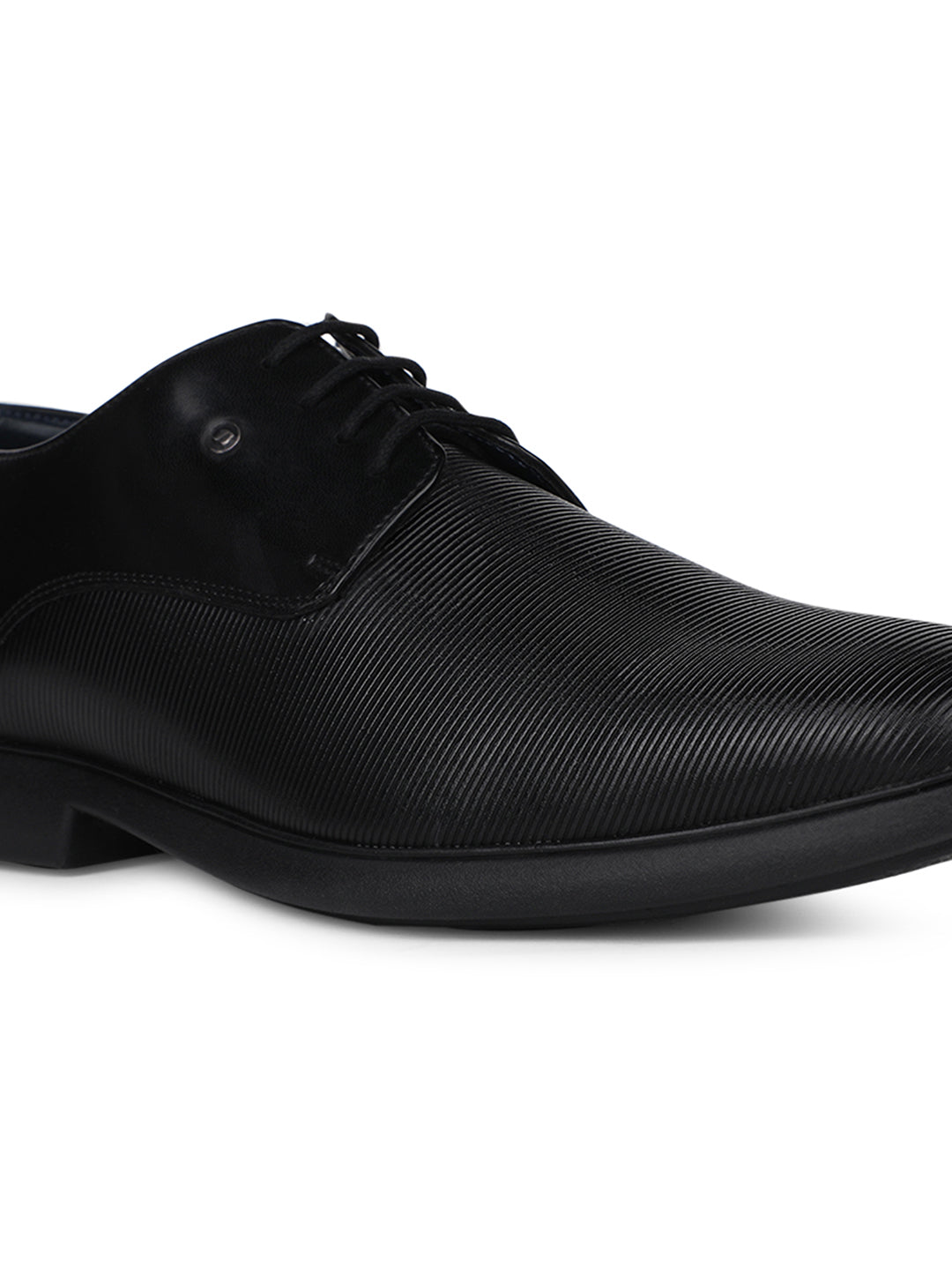 Bata Men Black Formal Lace-up Derby Shoes - Black - View 5