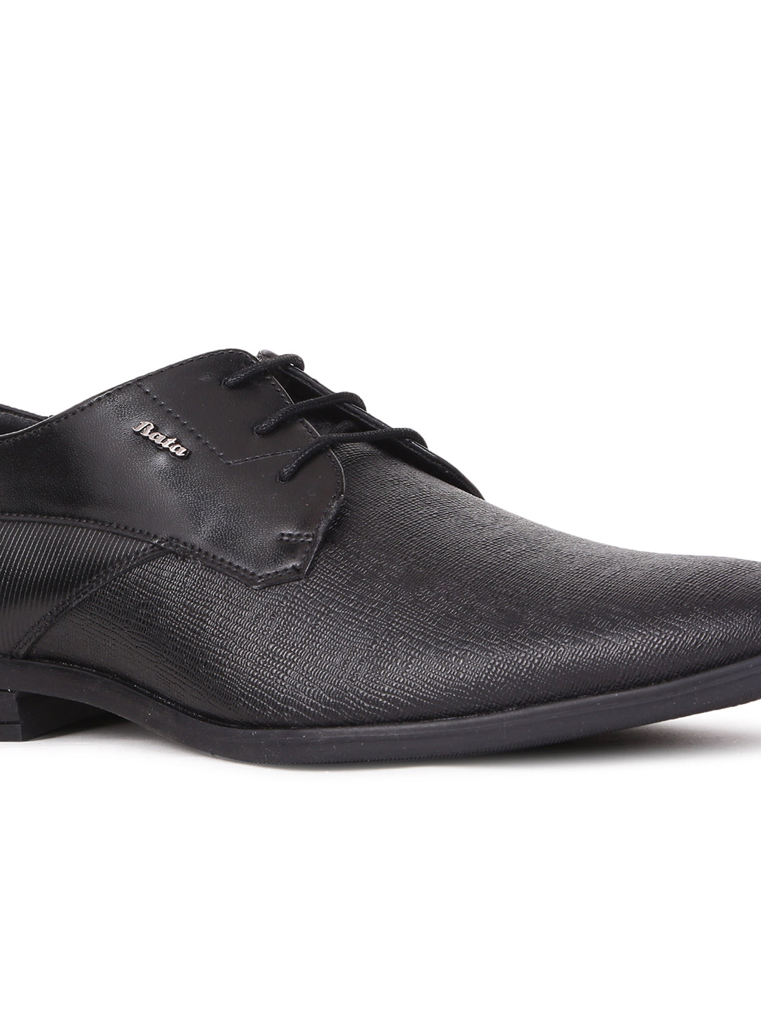 Bata Men Black Formal Lace-up Derby Shoes - Black - View 5