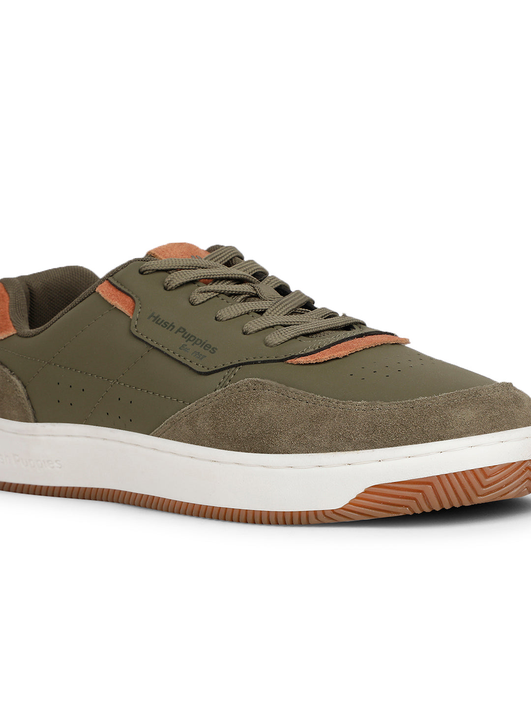 Hush Puppies Men Olive Casual Lace-up Sneaker - Olive - View 5