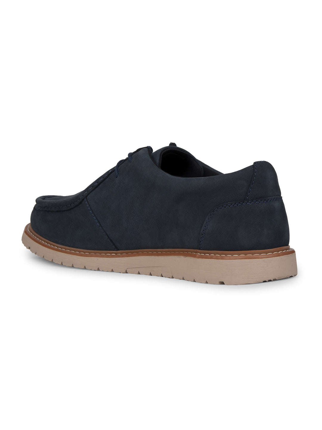 Hush Puppies Men Navy Blue Casual Lace-up Shoes - Navy Blue - View 3