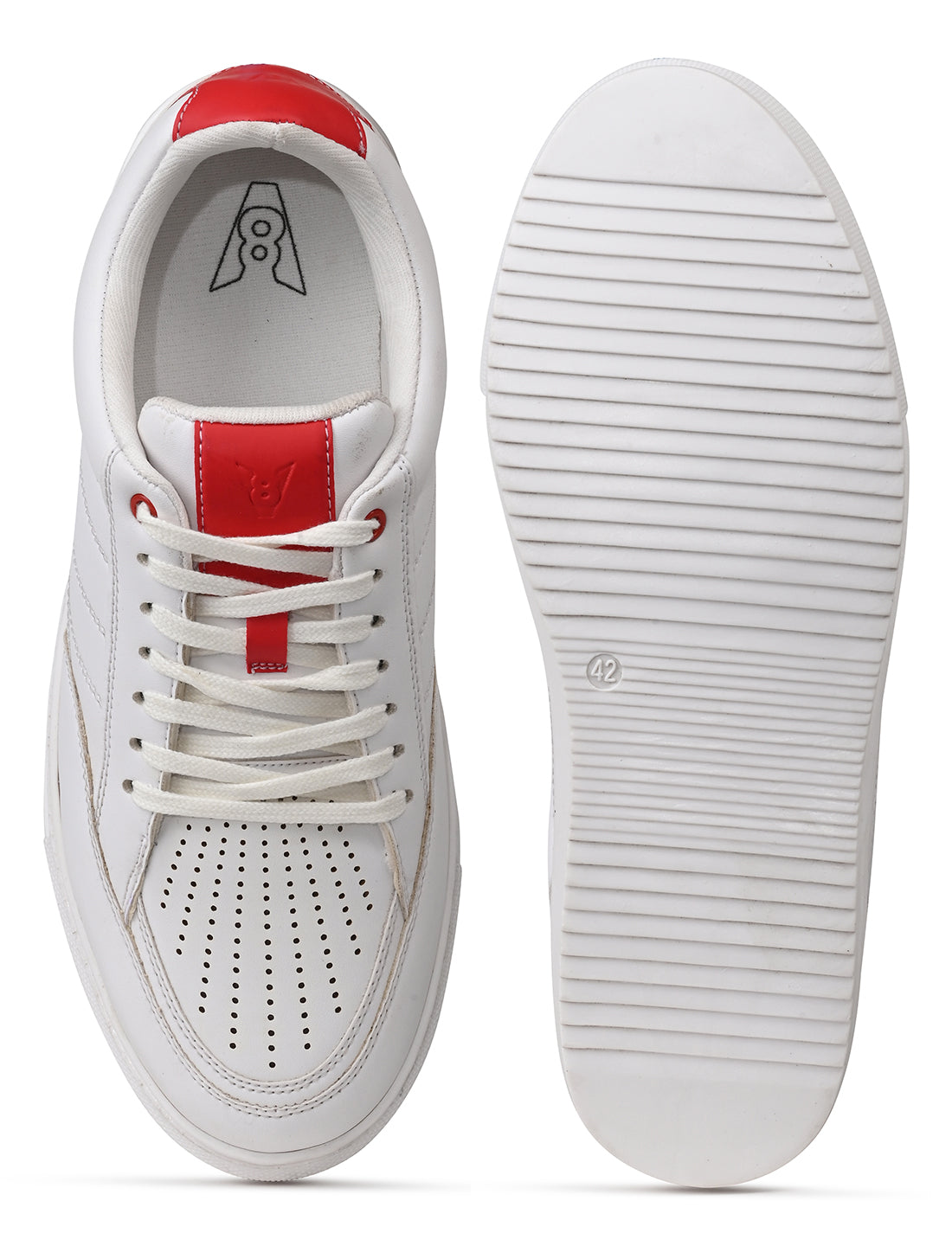 The Groove-01 Red Men Casual Sneaker V8 By Ruosh