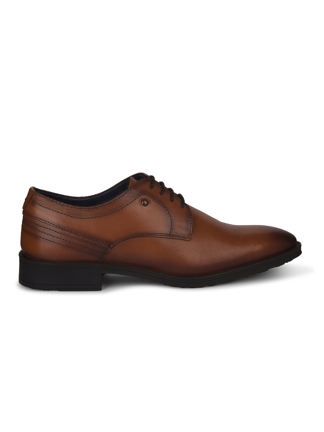 Bata Men Tan Formal Lace-up Derby Shoes - Tan - View 2