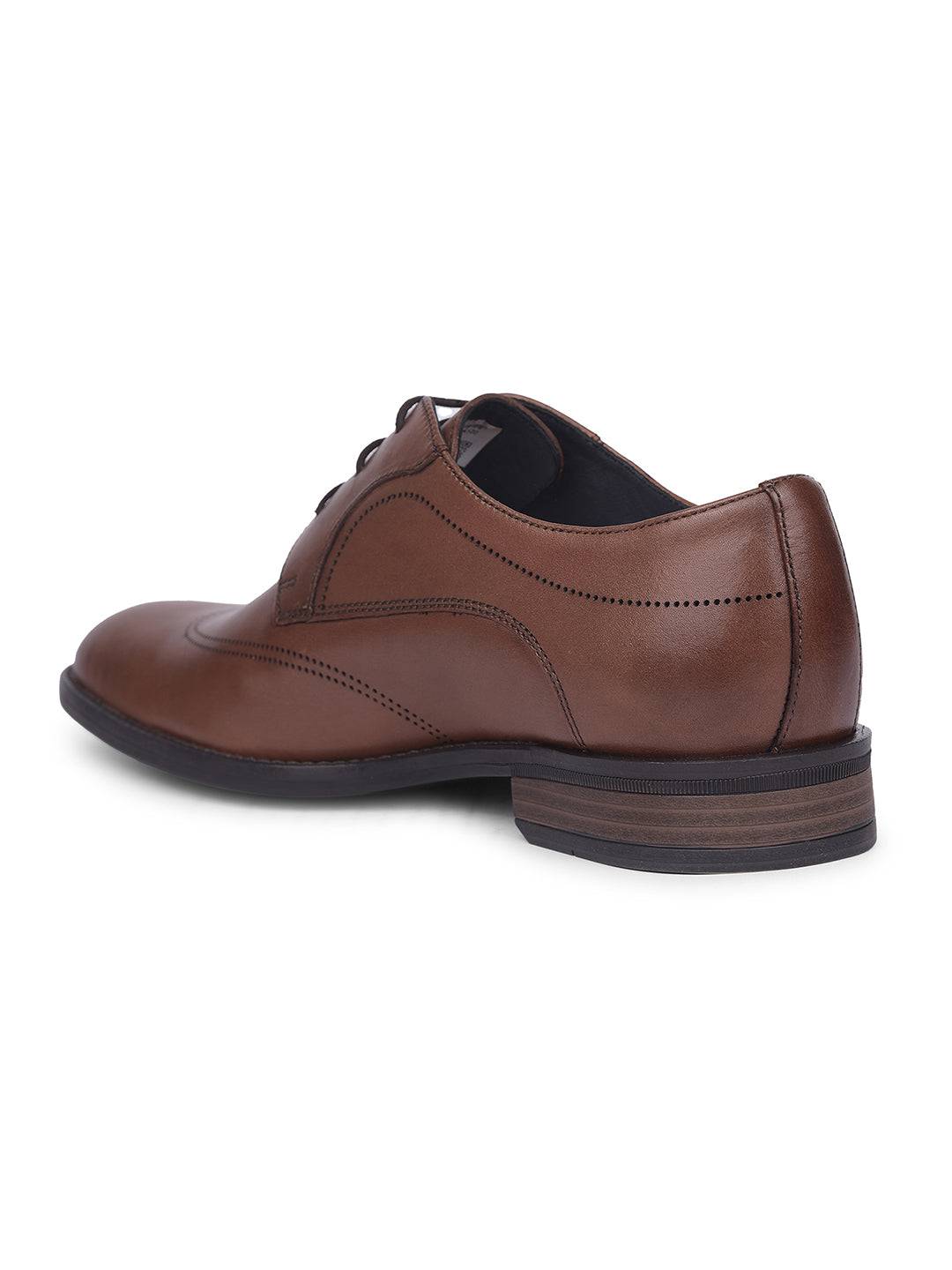 Hush Puppies Men Brown Formal Lace-up Derby Shoes - Brown - View 3