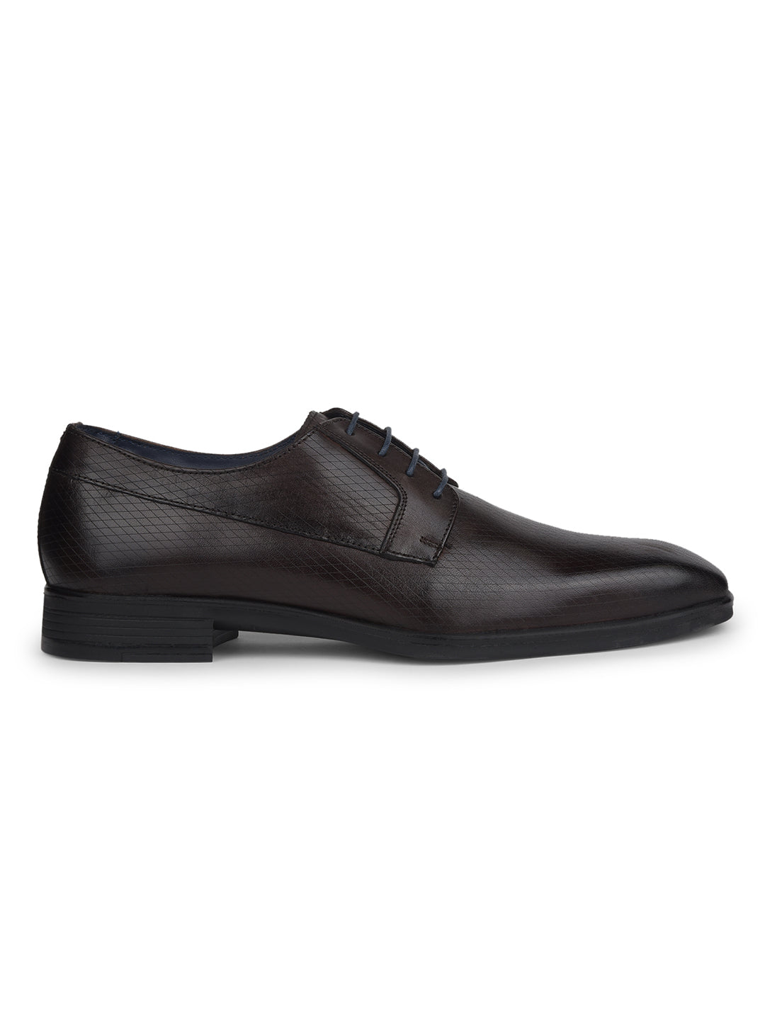Bata Men Brown Formal Lace-up Derby Shoes - Brown - View 2