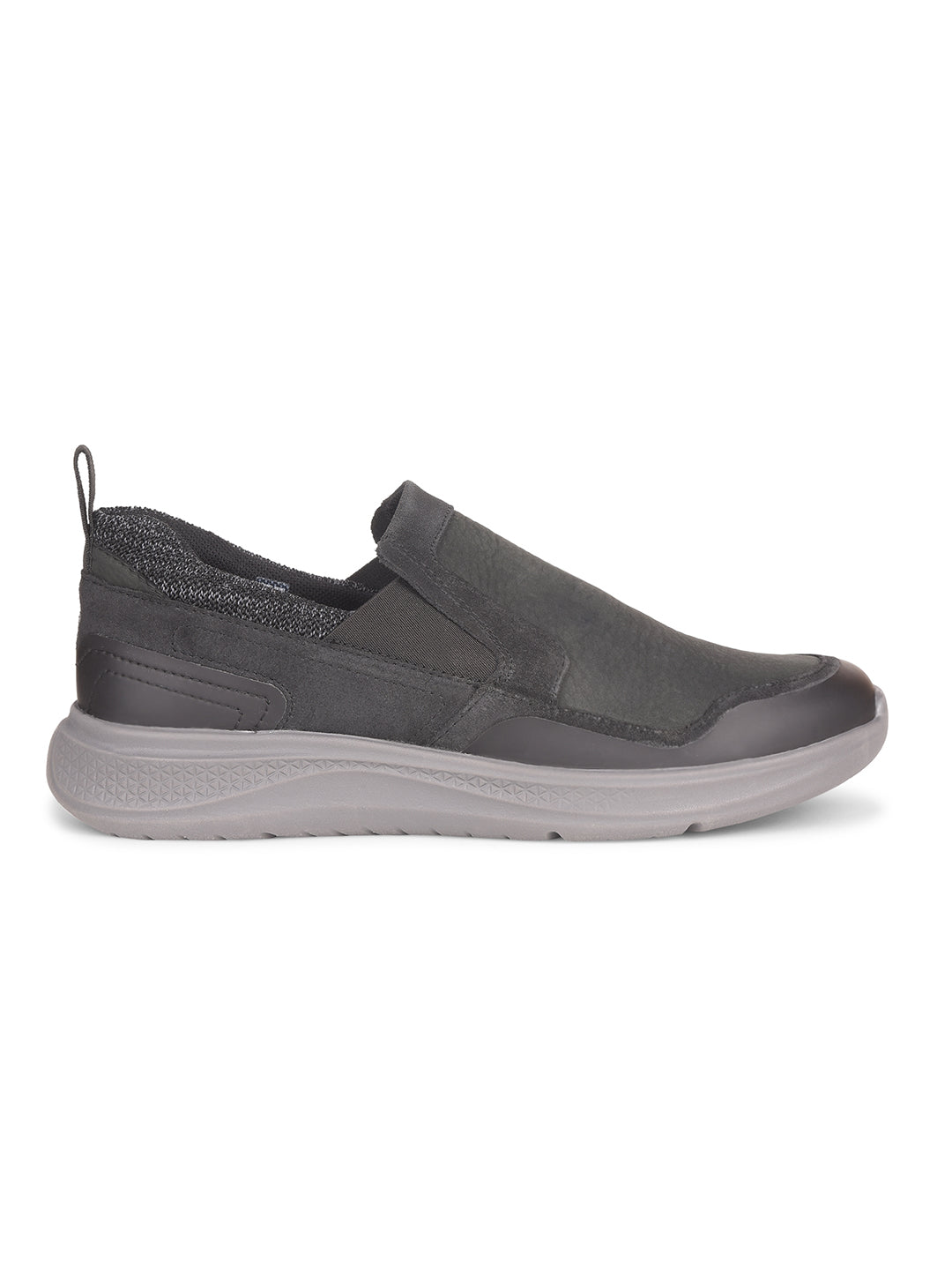 Hush Puppies Men Black Casual Slip-on Shoes - Black - View 2