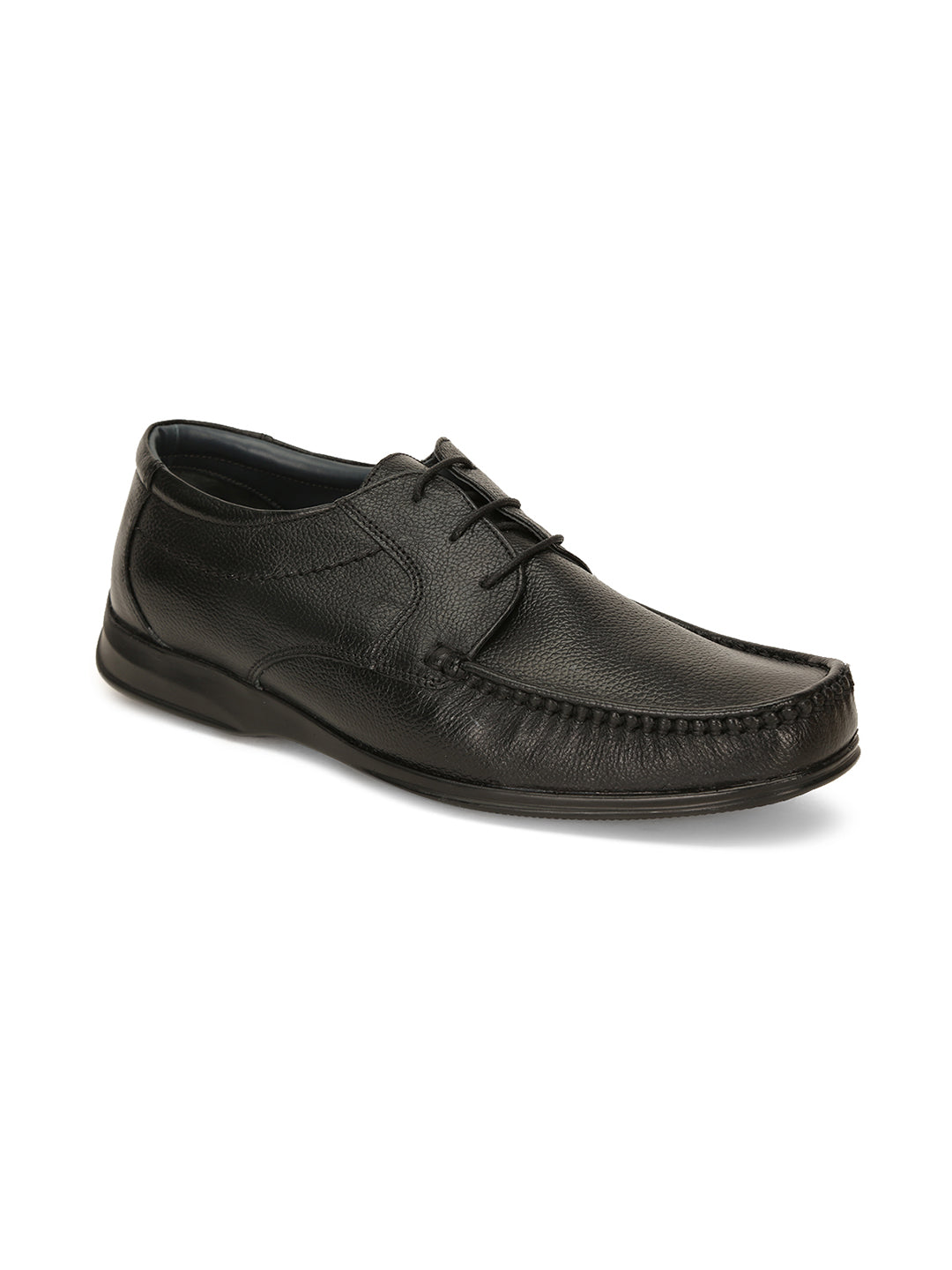 Bata Men Black Formal Lace-up Derby Shoes - Black - View 1