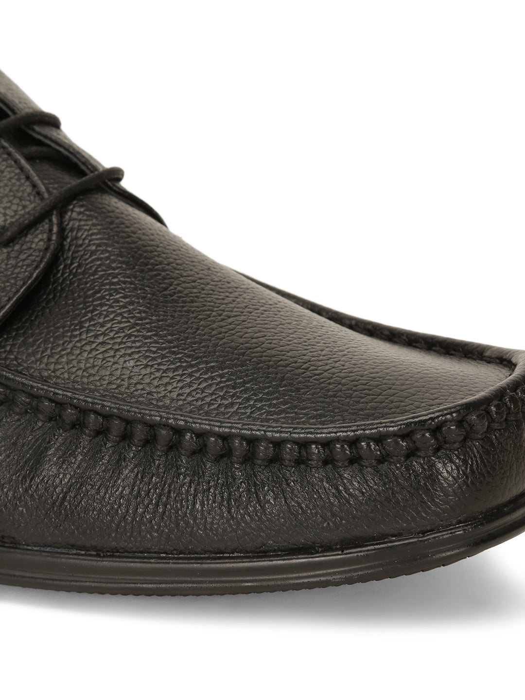 Bata Men Black Formal Lace-up Derby Shoes - Black - View 5