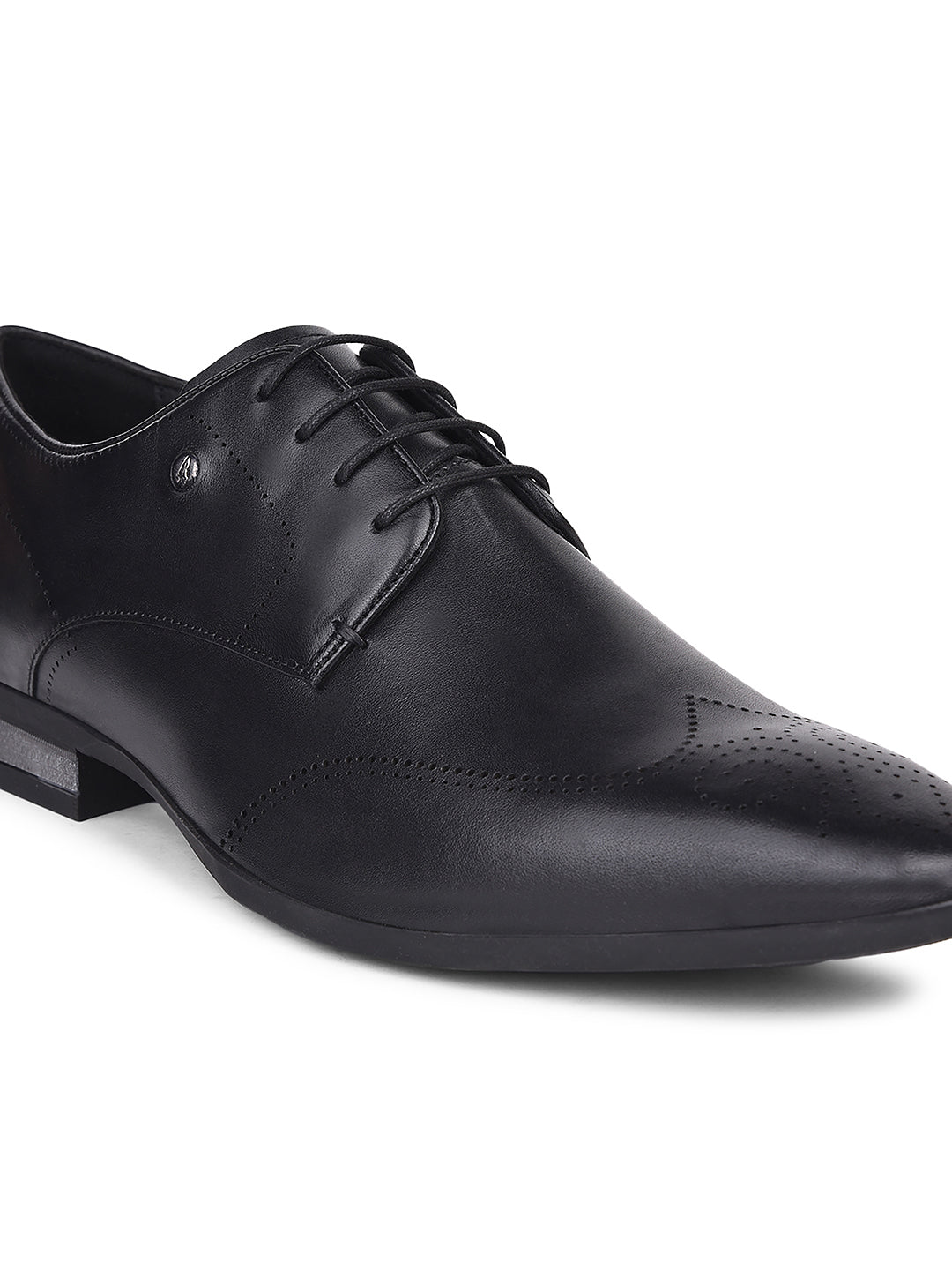 Hush Puppies Men Black Formal Lace-up Derby Shoes - Black - View 5