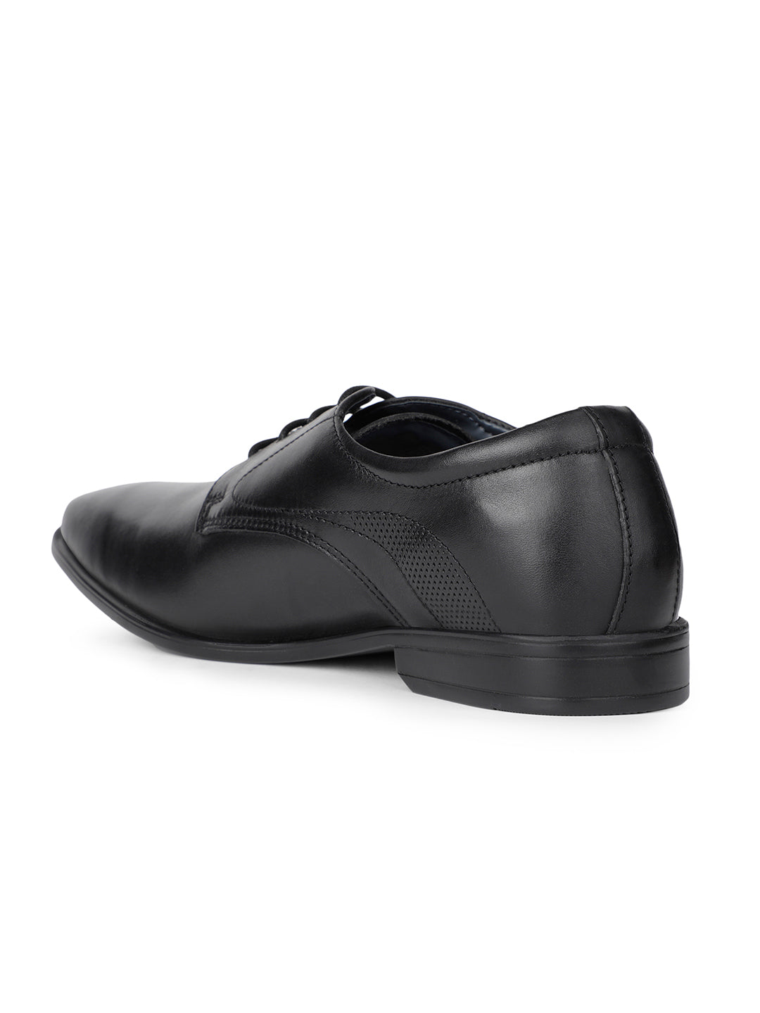 Bata Men Black Formal Lace-up Derby Shoes - Black - View 3