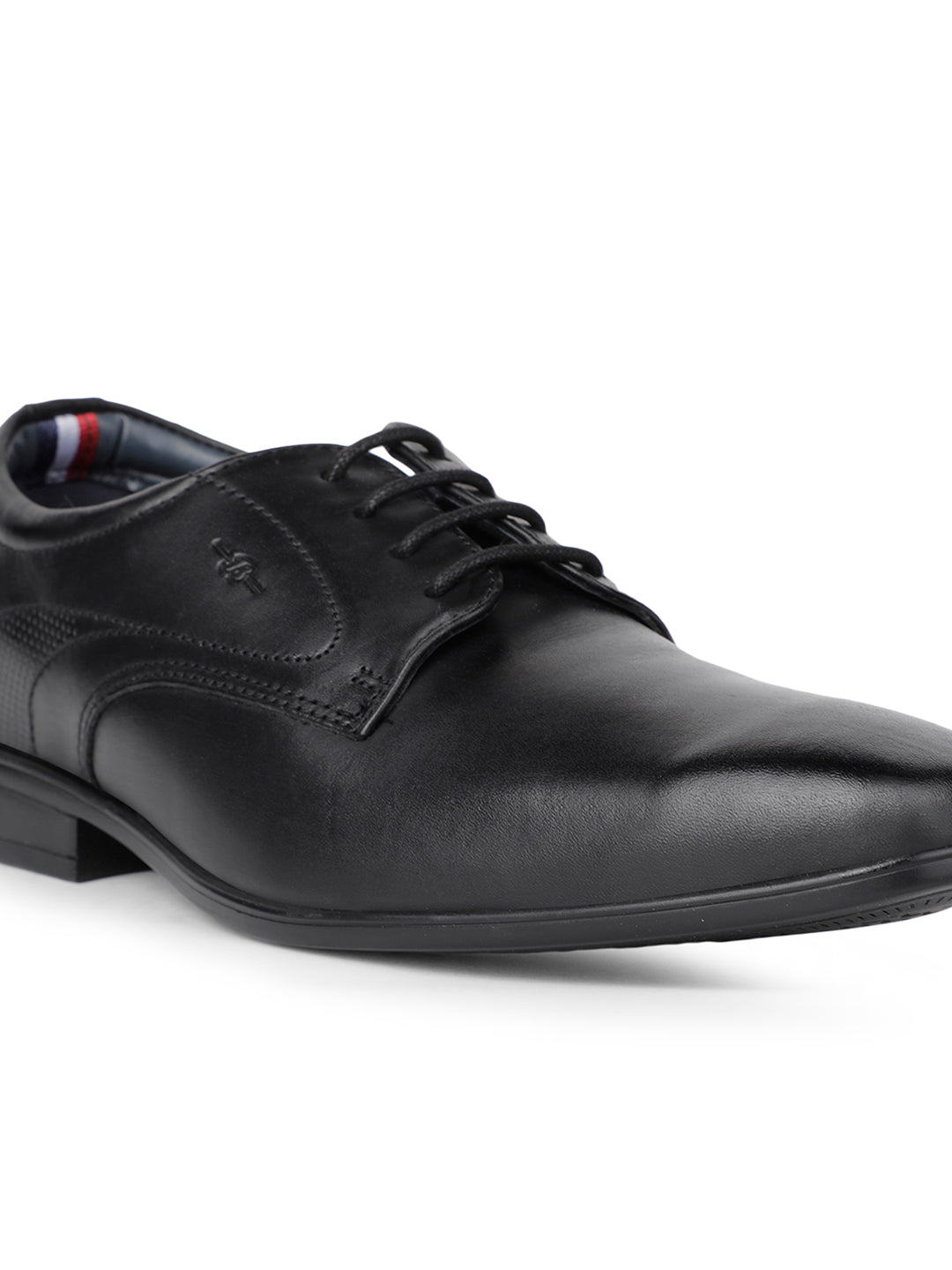 Bata Men Black Formal Lace-up Derby Shoes - Black - View 5