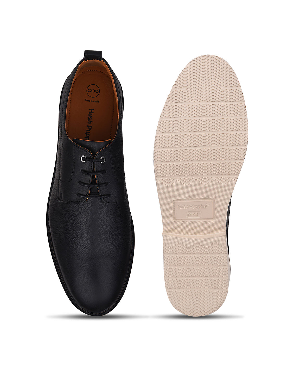 Hush Puppies Men Black Casual Lace-up Shoes - Black - View 4