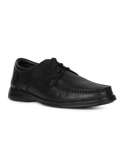 Bata Men Black Formal Lace-up Derby Shoes - Black - View 1