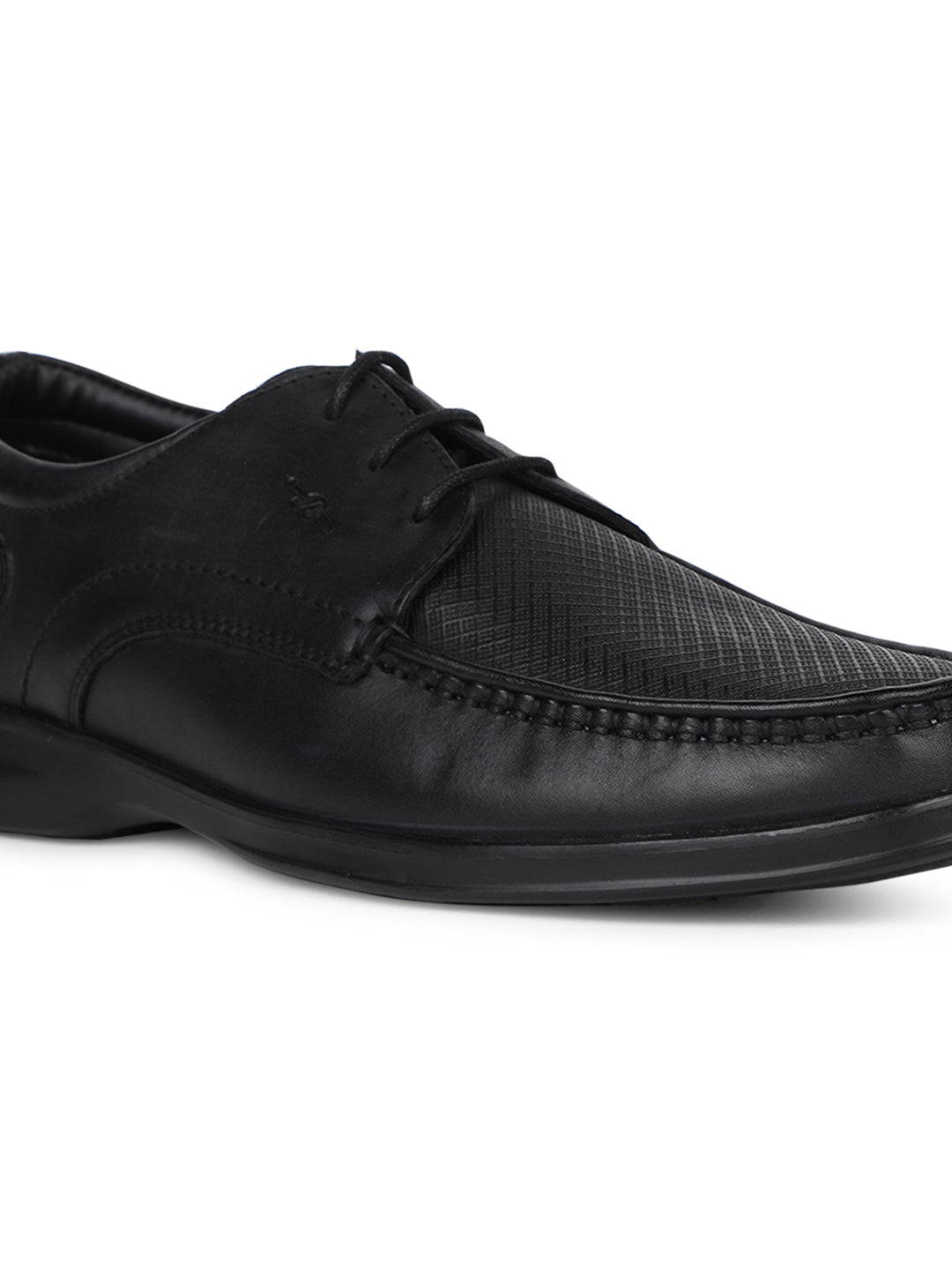 Bata Men Black Formal Lace-up Derby Shoes - Black - View 5