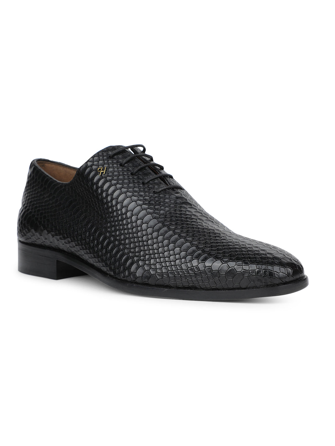 Hush Puppies Men Black Formal Lace-up Derby Shoes - Black - View 1
