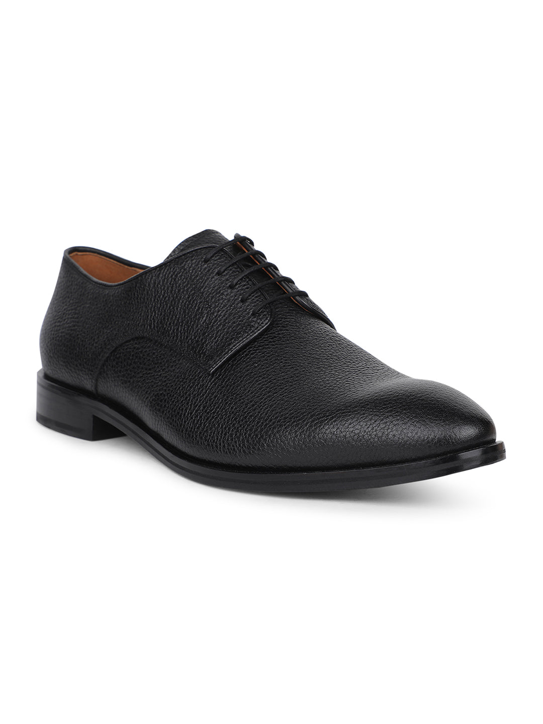 Hush Puppies Men Black Formal Lace-up Derby Shoes - Black - View 1