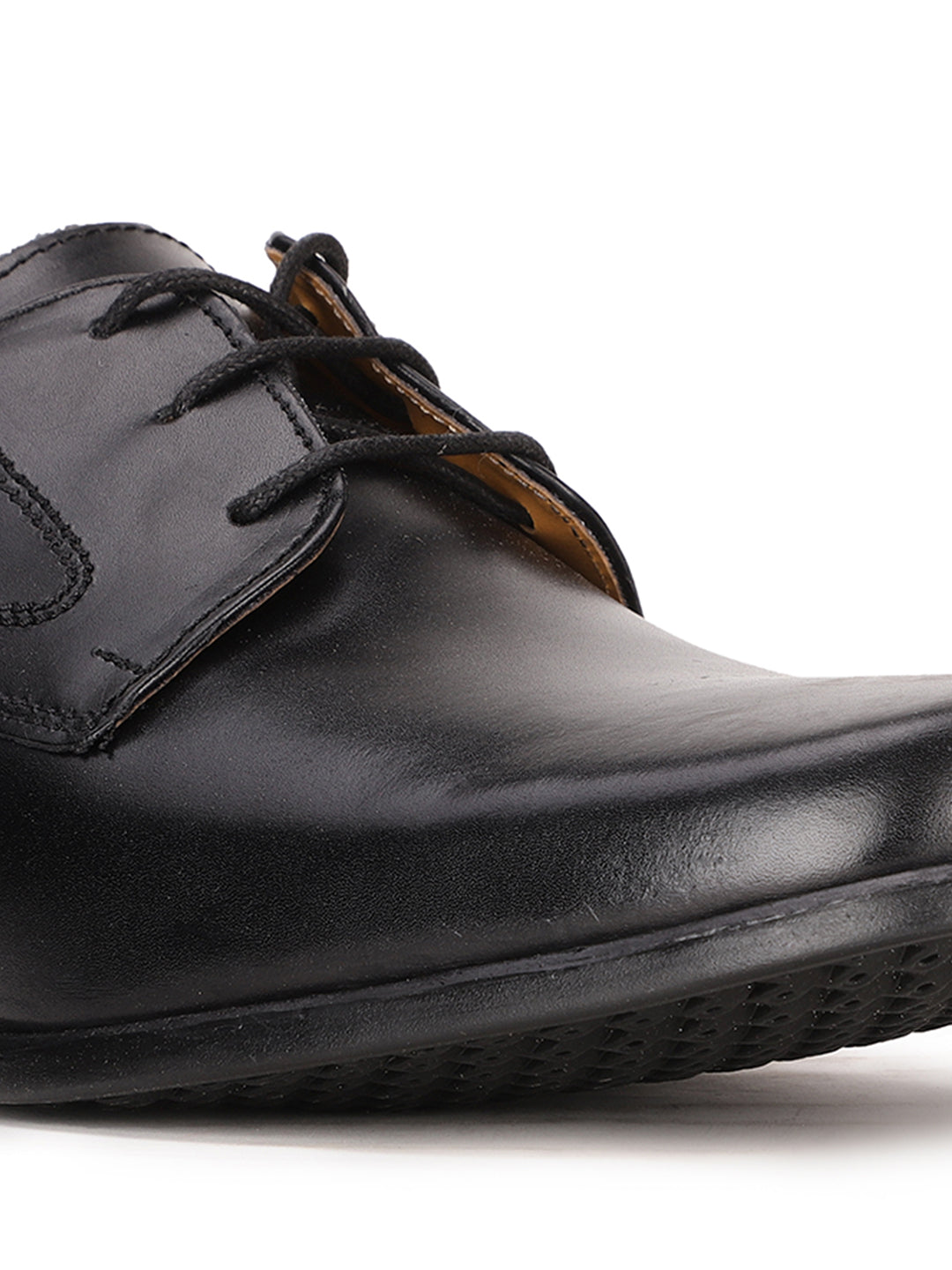 Bata Men Black Formal Lace-up Derby Shoes - Black - View 5