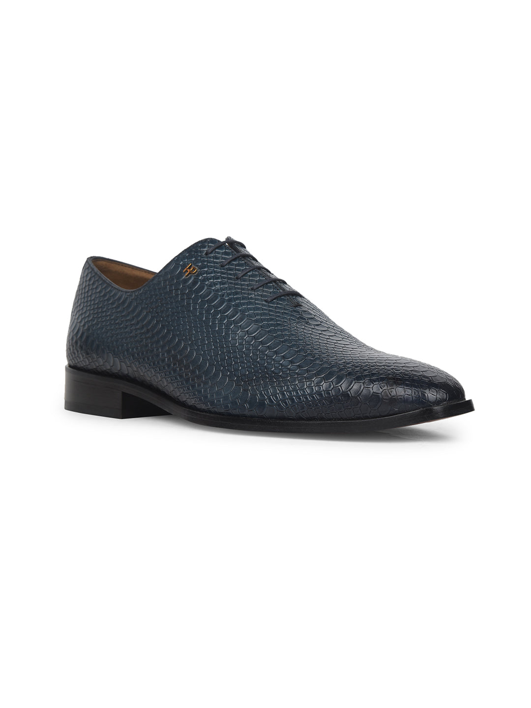 Hush Puppies Men Navy Blue Formal Lace-up Derby Shoes - Navy Blue - View 1