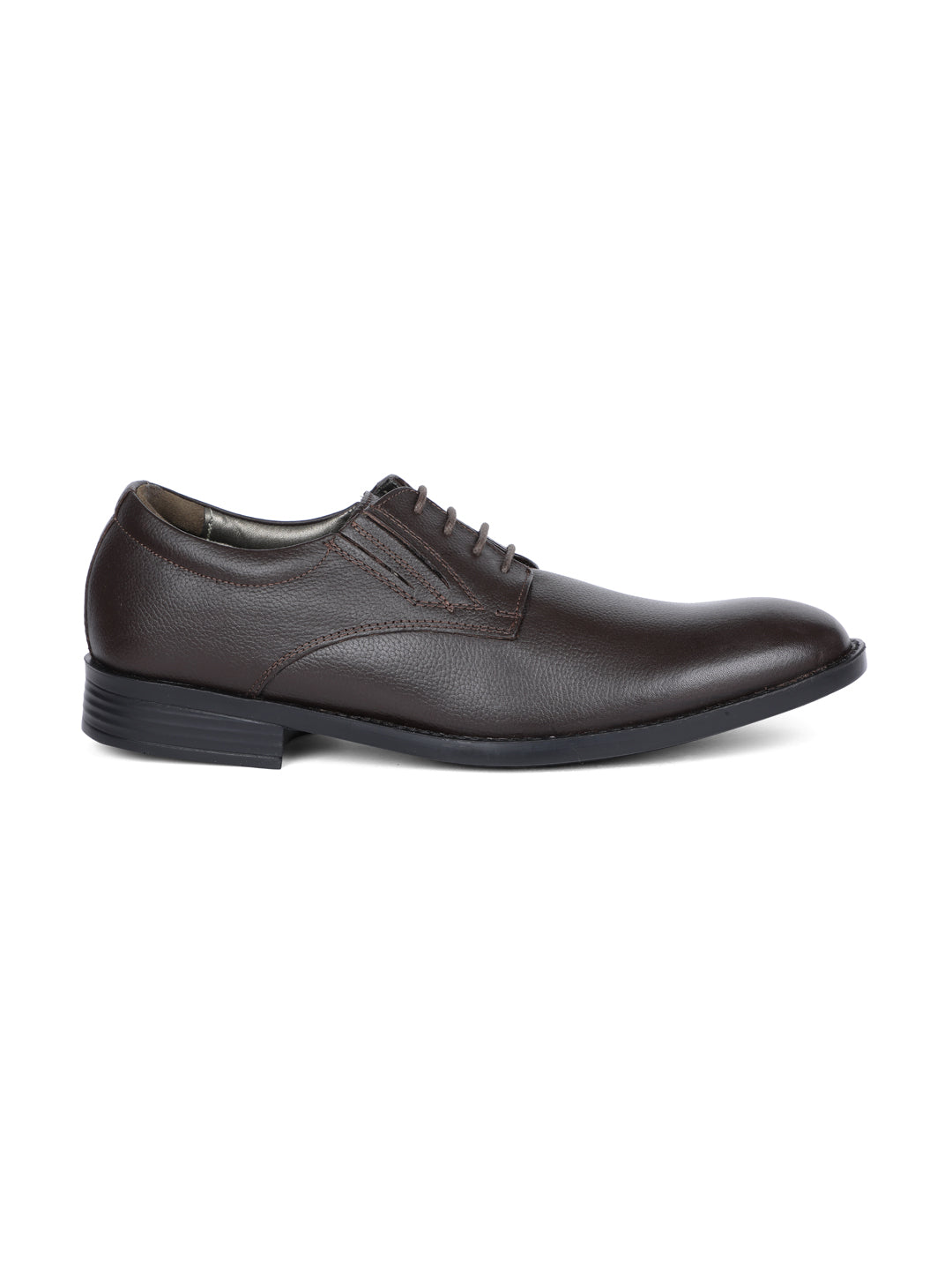 Bata Men Brown Formal Lace-up Derby Shoes - Brown - View 3