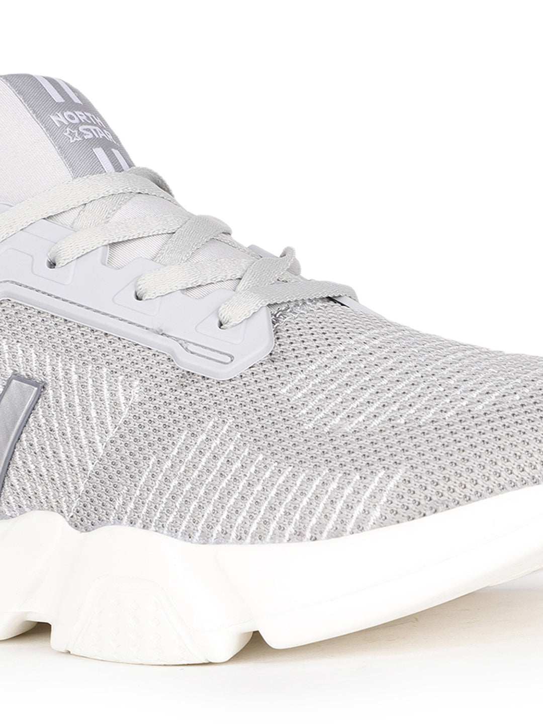 North Star Men Grey Casual Lace-up Shoes - Grey - View 5