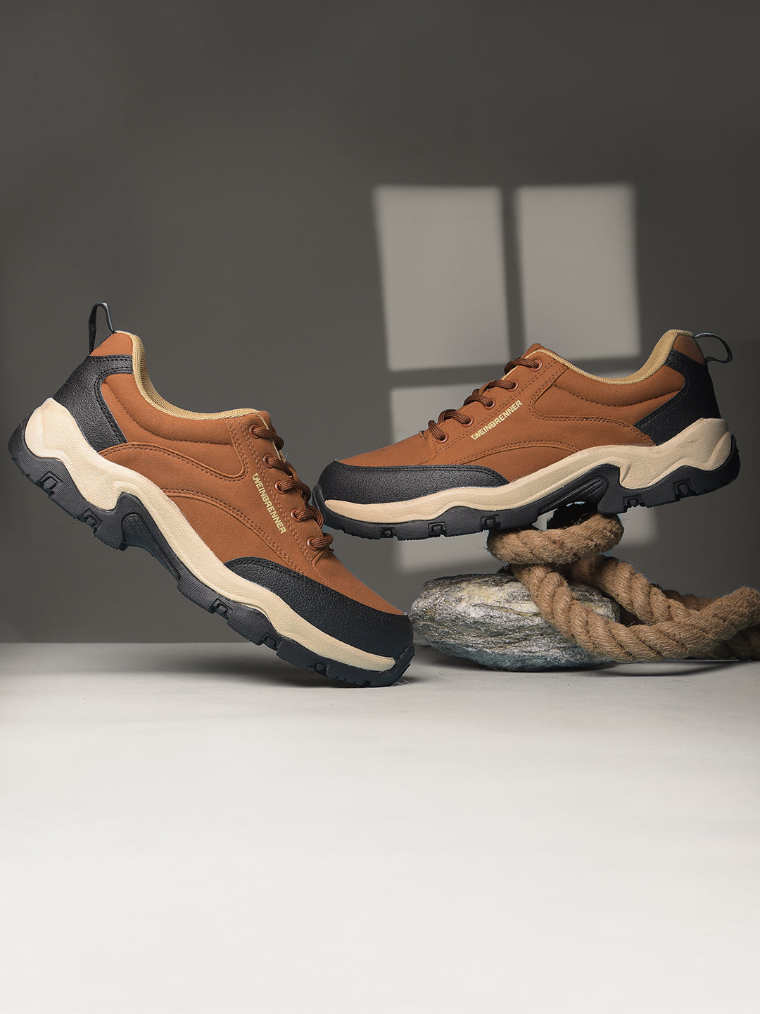 Weinbrenner Men Tan Casual Lace-up Shoes - Tan - View 6
