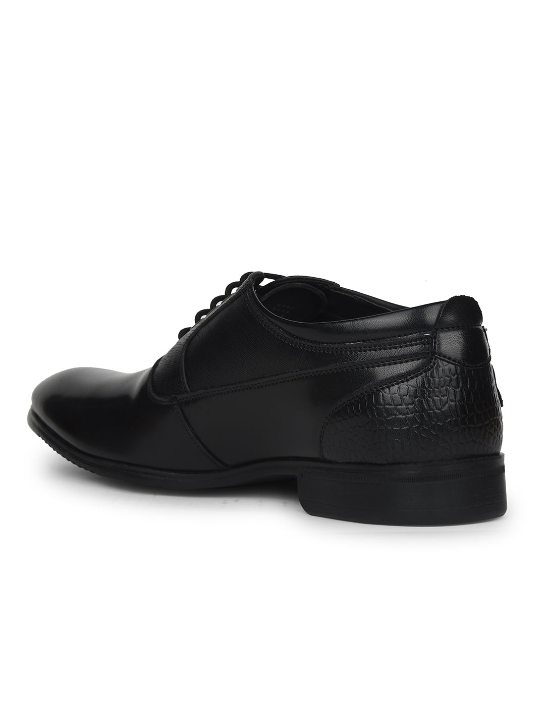 Bata Men Black Formal Lace-up Oxford Shoes - Black - View 3
