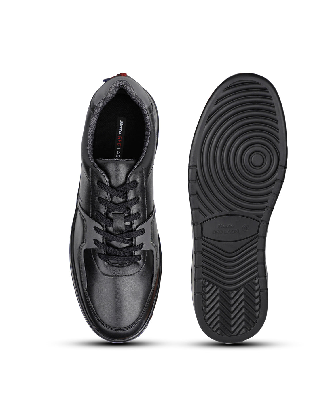 Bata Men Black Casual Lace-up Sneaker - Black - View 4